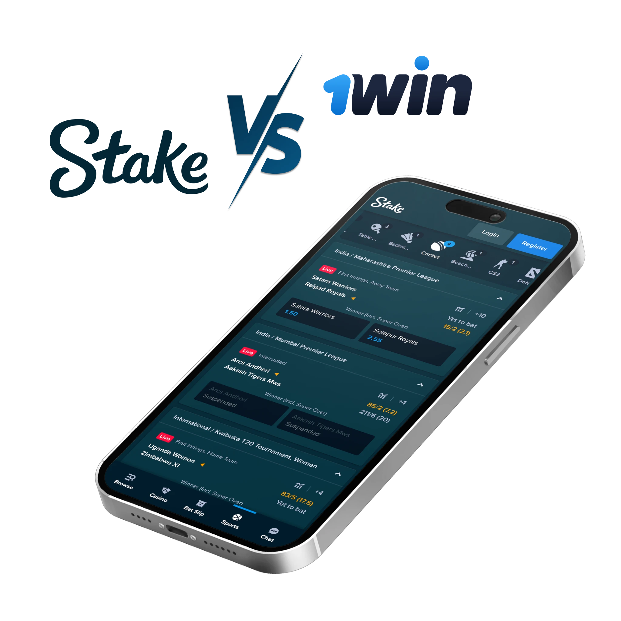 Stake - Strong focus on cryptocurrency and fast payments.