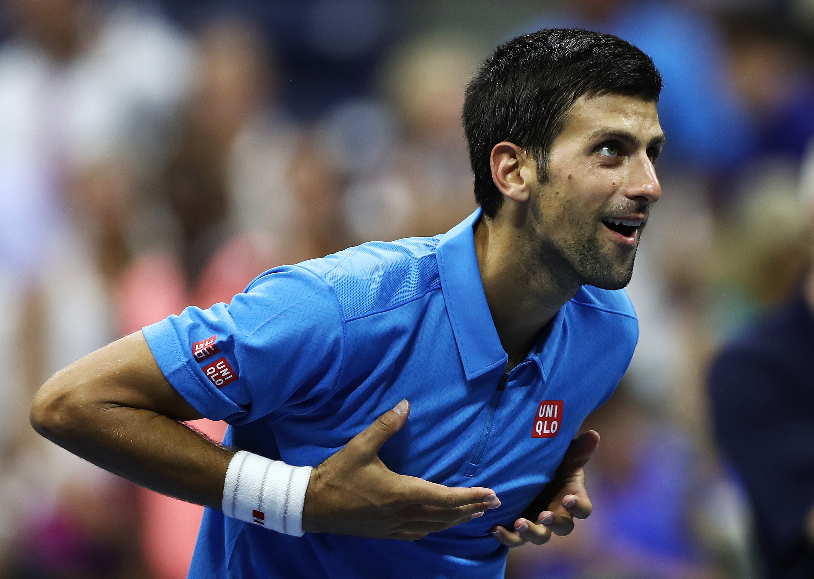 Novak Djokovic warned for unsportsmanlike behaviour