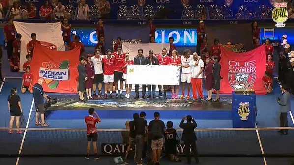 Indian Aces hand over IPTL crown to Singapore Slammers