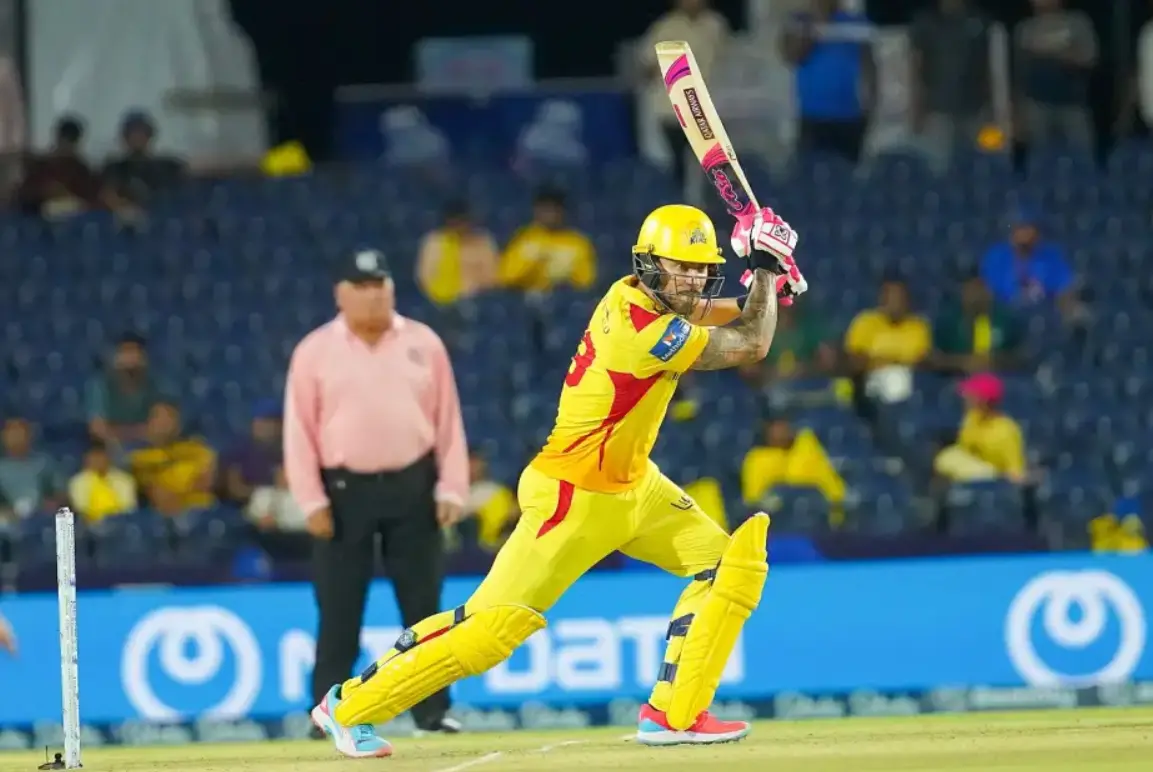 Texas Super Kings defeated MI New York by 9 Wickets.