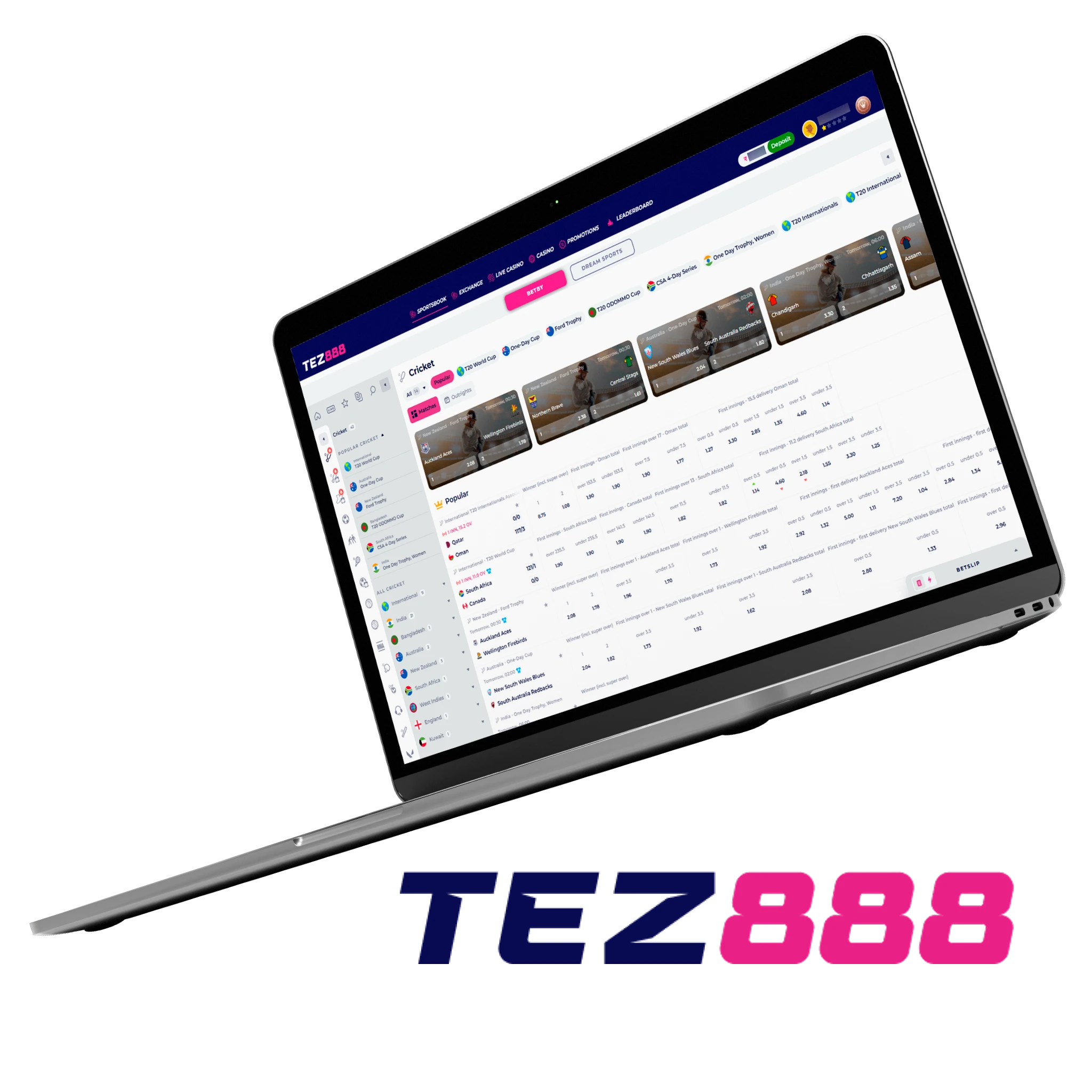 New Betting Site for Cricket in India - Tez888.