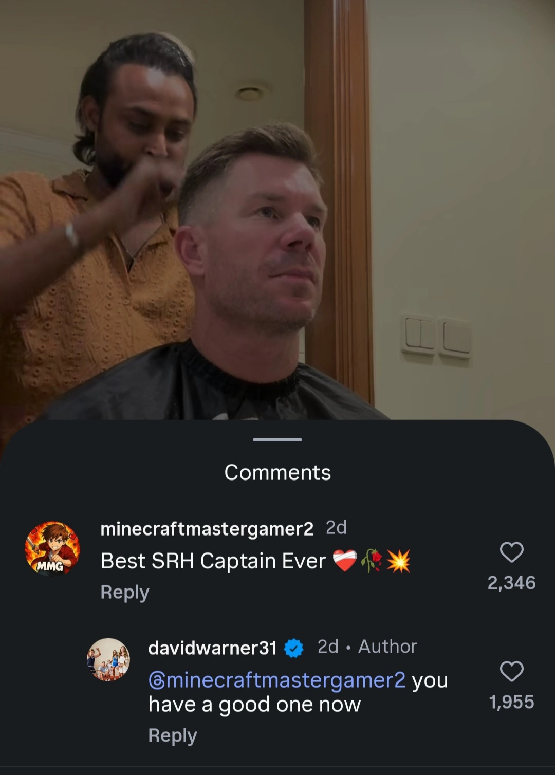 The best captain for Sunrisers Hyderabad.