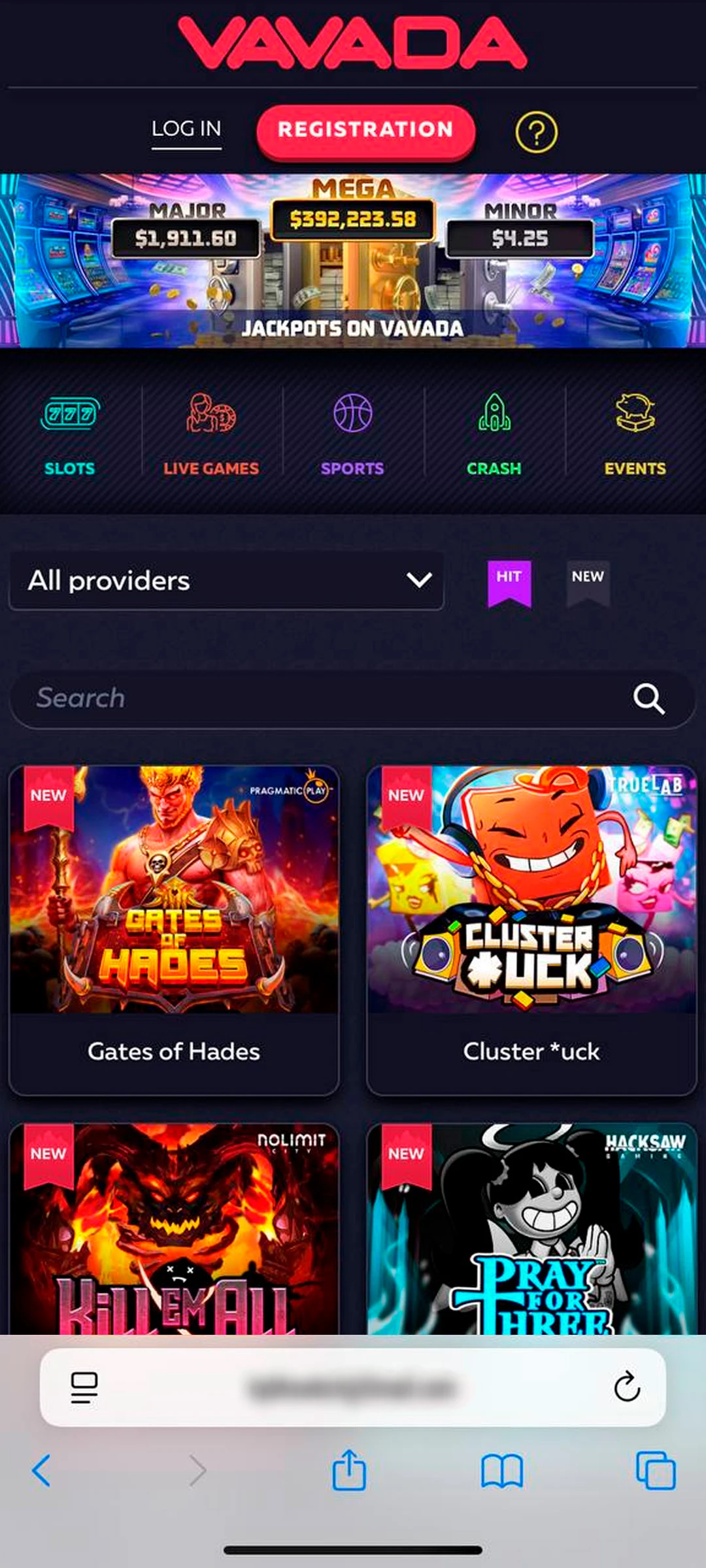 Go to the Official Vavada Website.