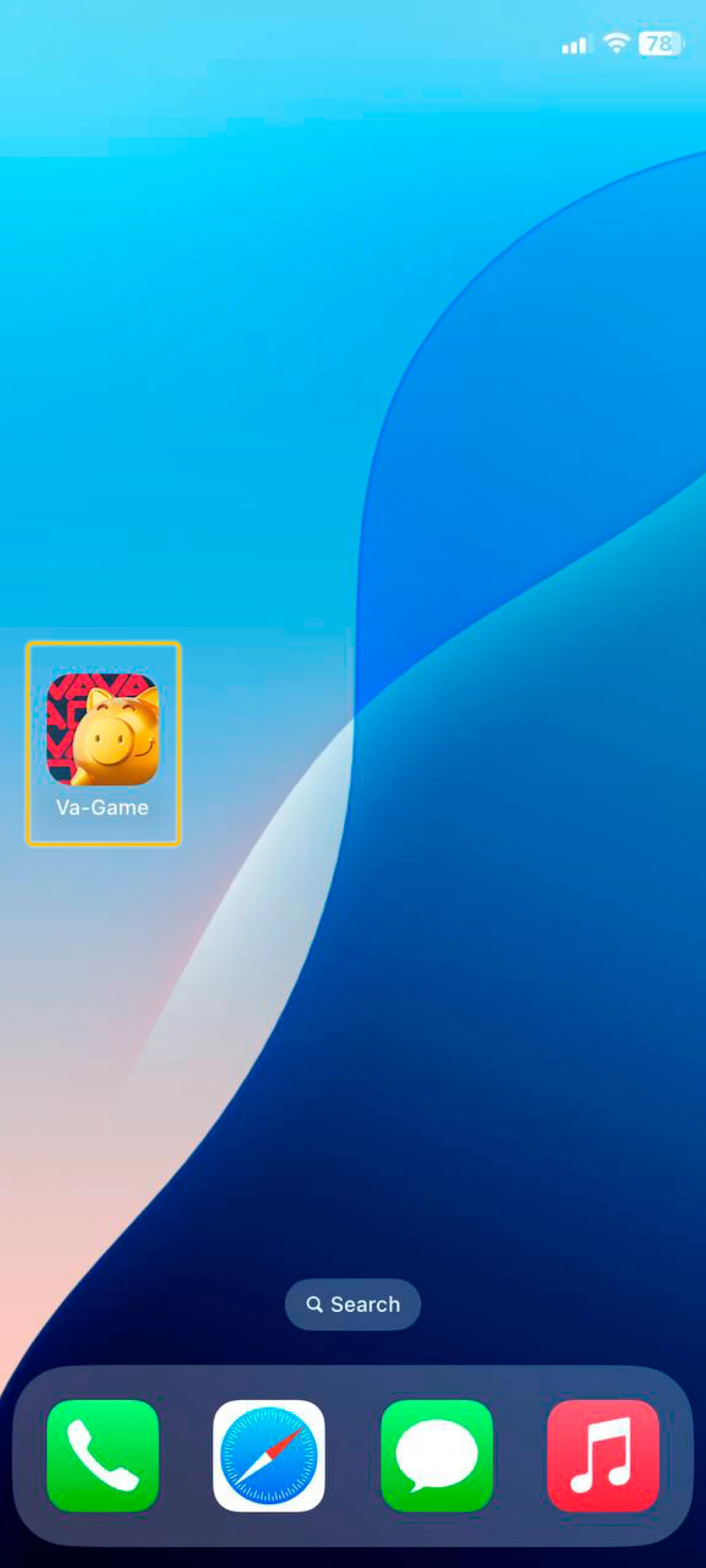 After the download is complete, wait for the Vavada casino application icon to appear on your home screen.