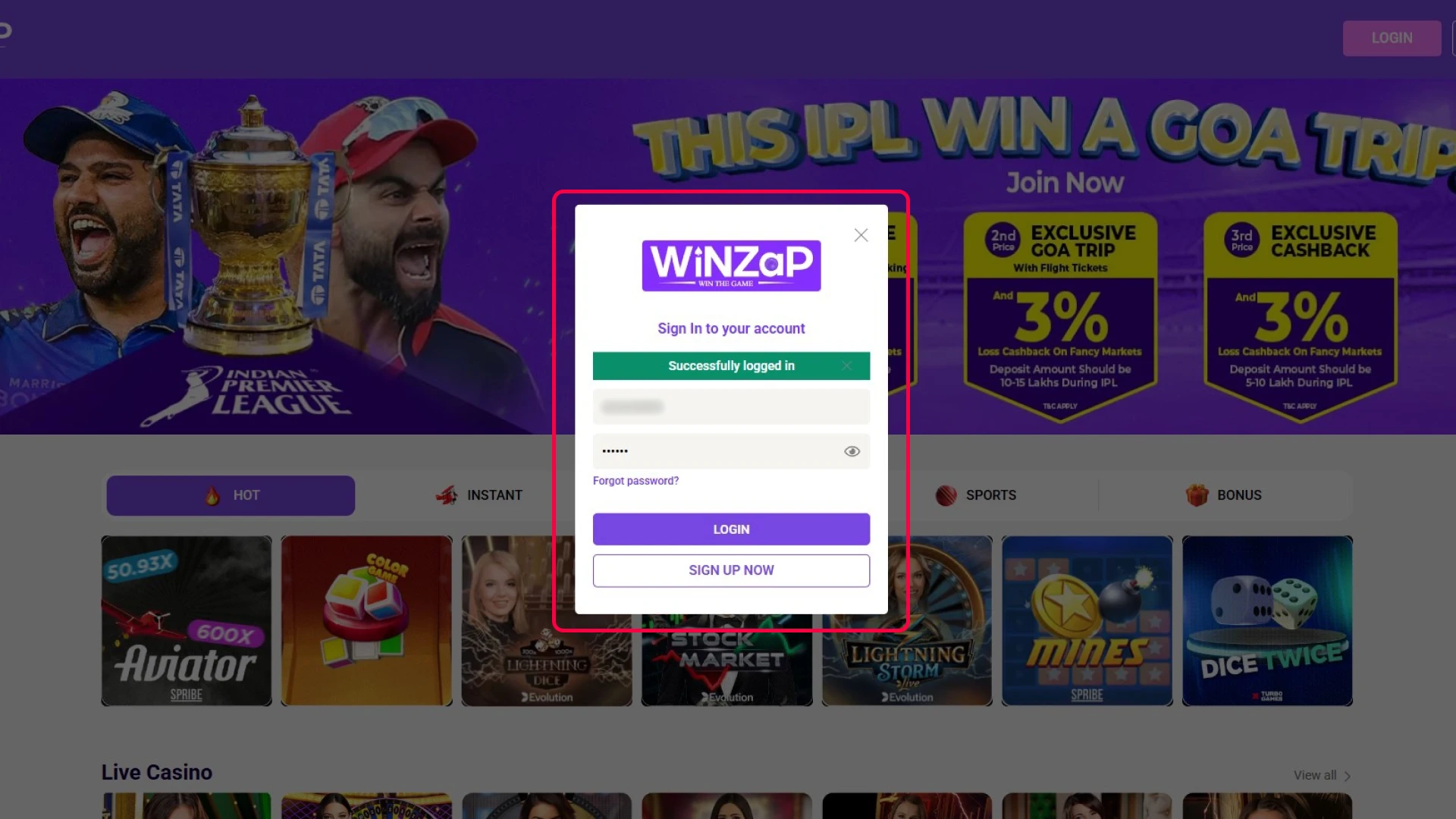 Confirm and Finish Registration.